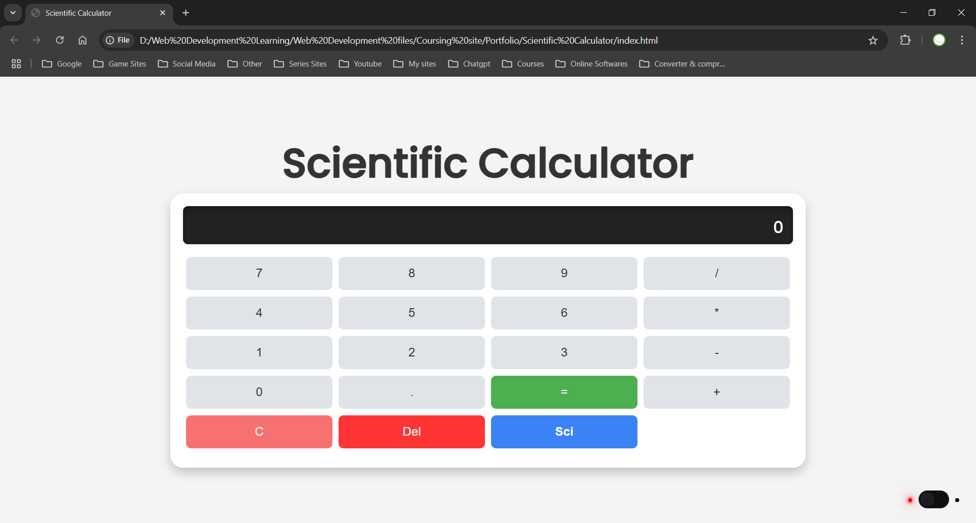 Scientific Calculator